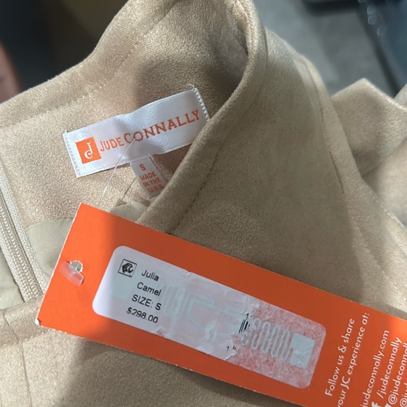 NWT JUDE CONNALLY Julia Dress Faux Suede - Picture 9 of 11